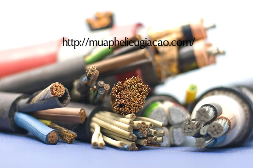hình ảnh phế liệu dây cáp điện chưa lột vỏ
